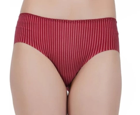 Voler Haut Women Vertical Stripes Panties - Seamless, Soft and Stretchable Fabric (Pack of 1)