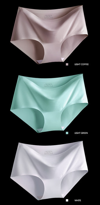 Voler Haut Women Mid -waist Seamless Soft Stretchable Panties (pack of 3)