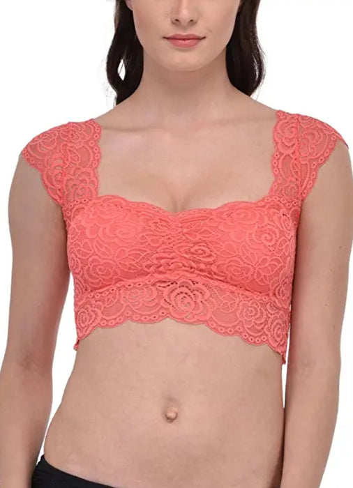 Voler Haut Net Blouse Bralette