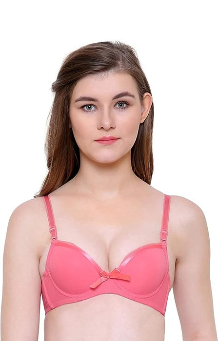 Voler Haut Satin Ribbon Border Lightly Padded Bra