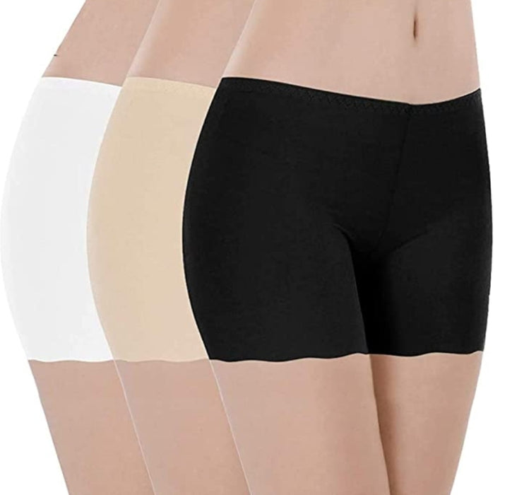 Voler Haut Seamless Long Boy Short Skirt Panties Wave Bottom Design (Pack of 3 pcs)