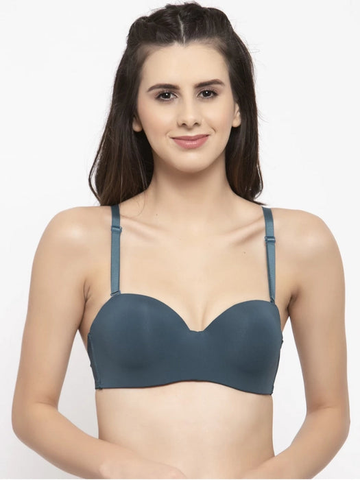 Voler Haut Women Lightly Padded Seamless Bra Pine Green