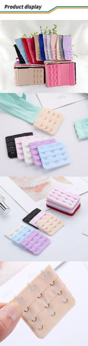Voler Haut Women Bra extenders Assorted Pack of 6 pcs