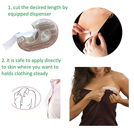Voler Haut Women Double Sided Lingerie Tape In Dispenser Pack