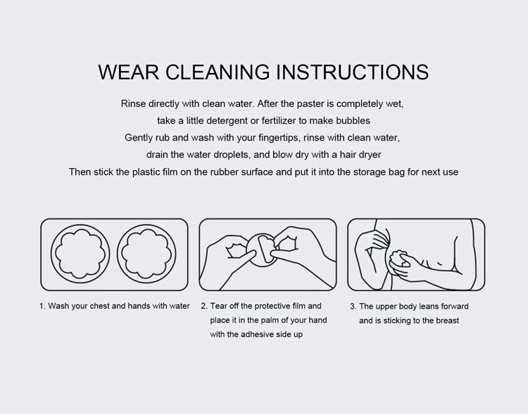 Voler Haut Women Nipple Cover - High Strength Glue Self Adhesive Pasties (Pack of 1 Pair)