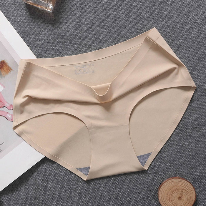 Voler Haut Women Mid -waist Seamless Soft Stretchable Panties