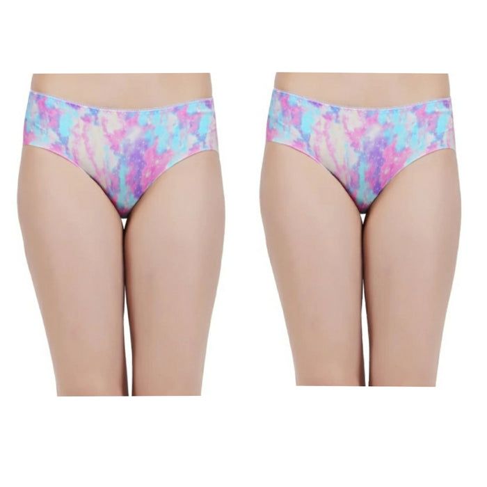 Voler Haut Seamless Stretchable Wash Mix Colour Panties (Combo Pack of 2 pcs)