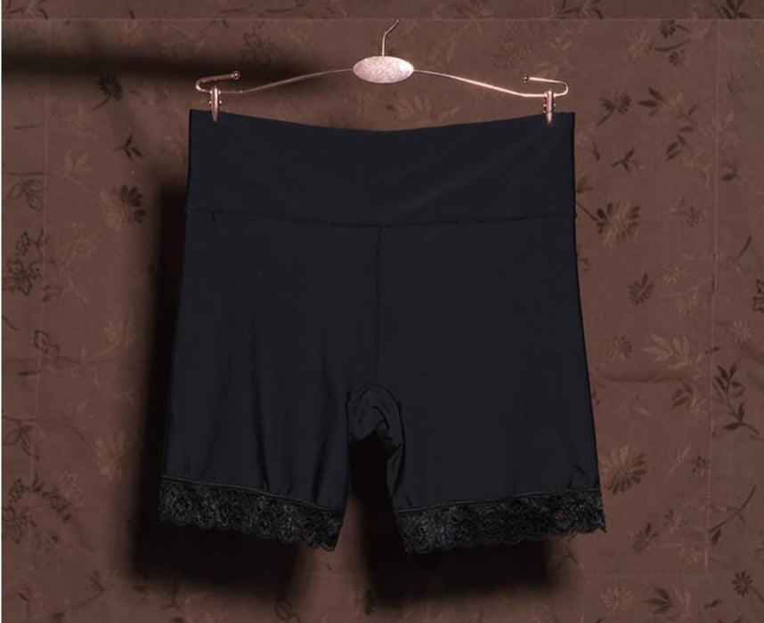 Voler Haut Seamless Long Hip Lift Net Lace Boy Short Skirt Panties (Single Pack)