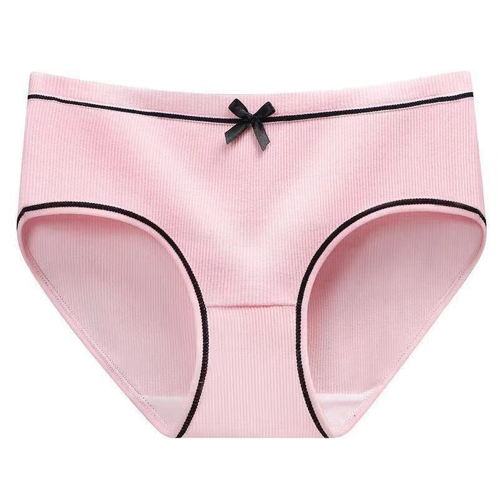 Voler Haut Women Seamless Feel Ribbed Cotton Hipster Panties
