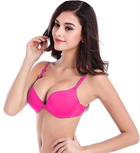 Voler Haut Women Bra with Front Open - Hot Pink