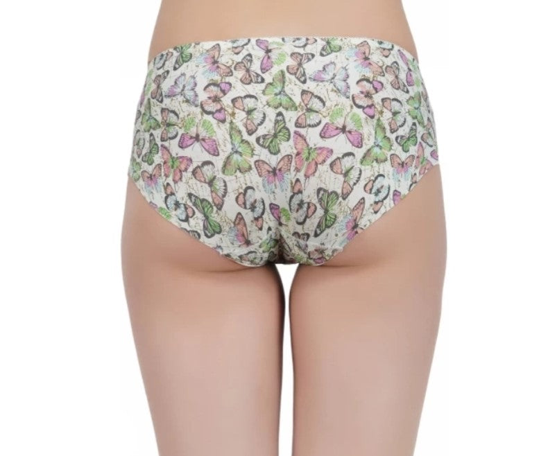 Voler Haut Butterfly Print Panties - Seamless, Soft and Stretchable Fabric (Pack of 1)