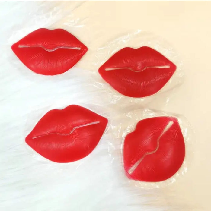 Voler Haut Nipple Silicon Pad with Red Lips Shape (Pack of 2)