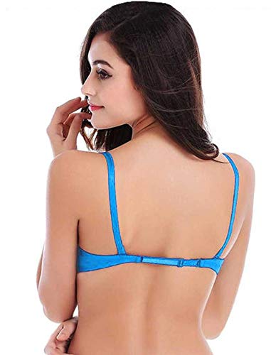 Voler Haut Women Bra with Front TURQUOISE color