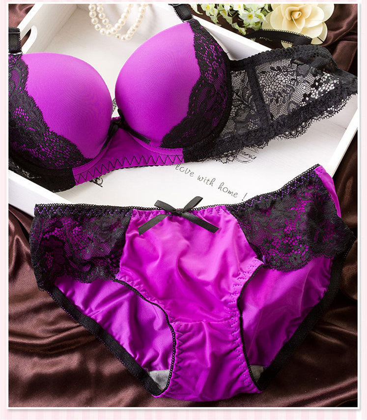 Voler Haut Women Bridal Lingerie Set of Lace Bra and Panty Set — VolerHaut